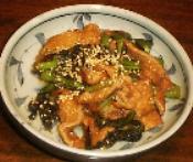 小松菜と油揚げの煮びたし